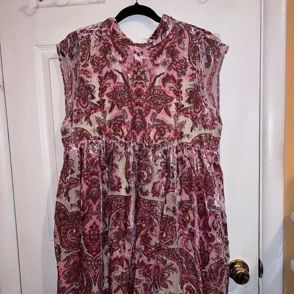 NWT FREE PEOPLE All the Time Velvet Mini Dress Sz L - Picture 11 of 16